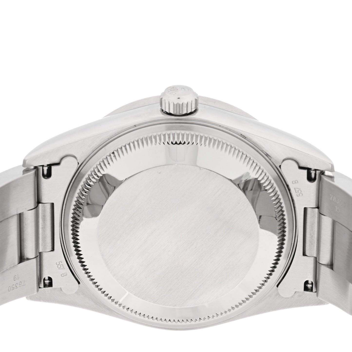 Stainless Steel 34mm Oyster Perpetual Date Watch Black 15210