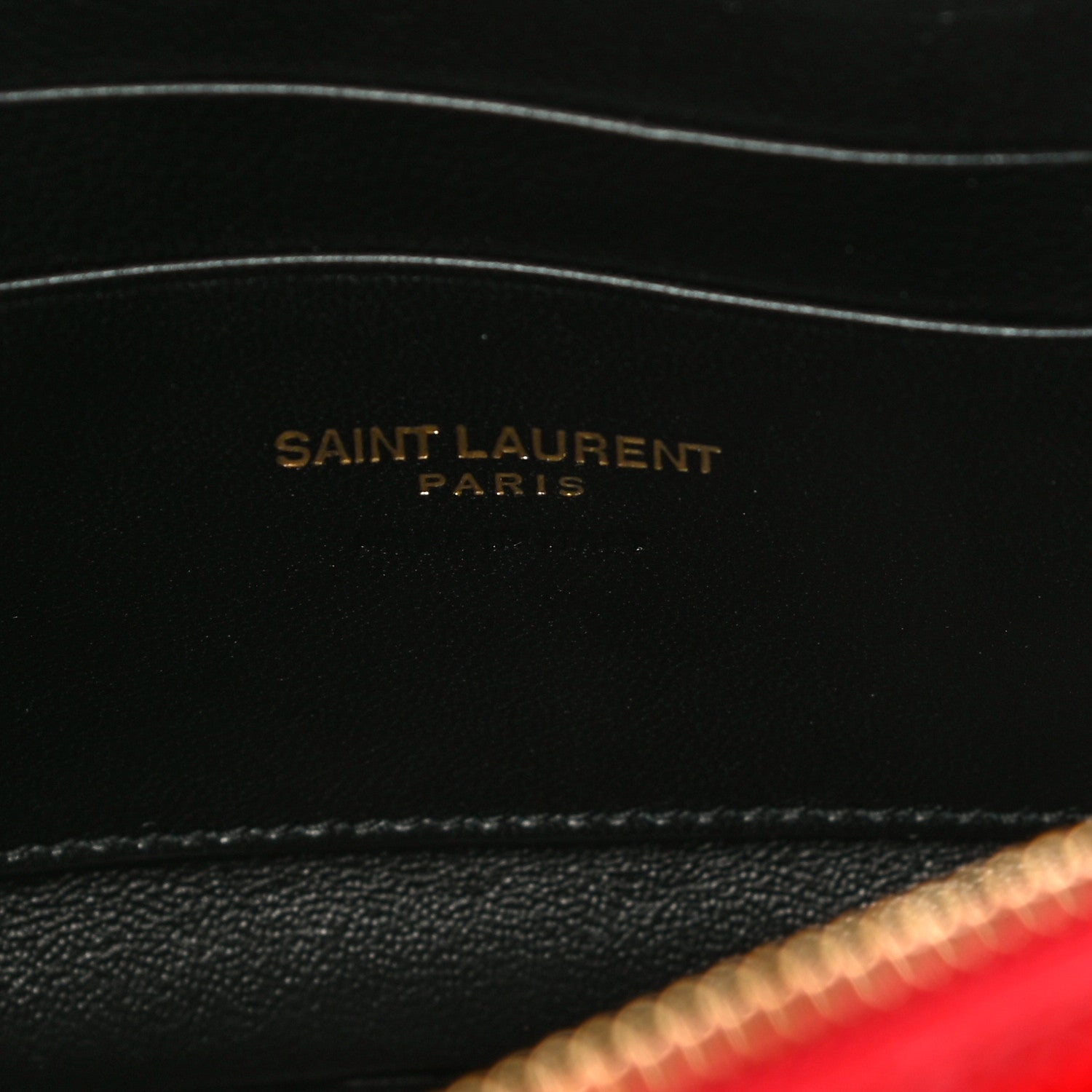 Saint Laurent Patent Calfskin Matelasse Monogram Mini Lou Camera Bag Eros Red 6 of 10