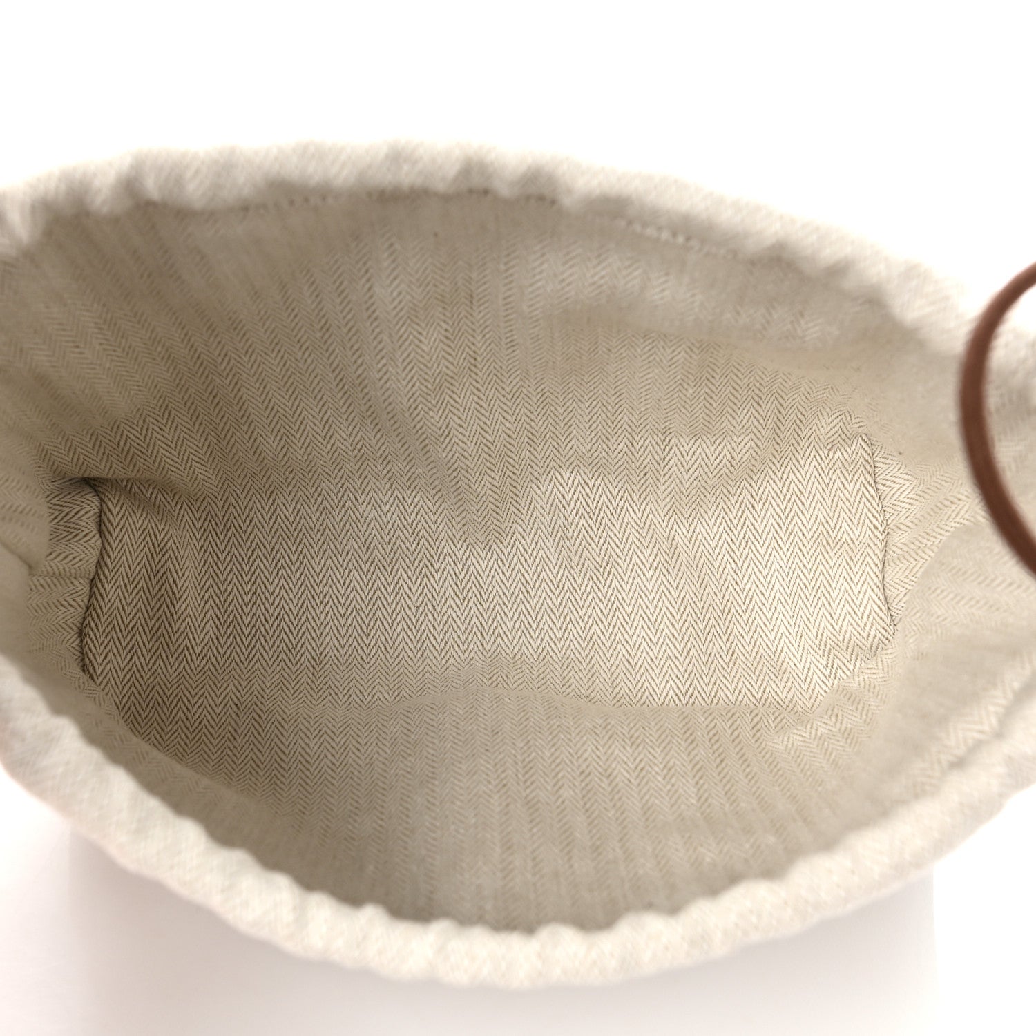 Hermes Canvas Barenia Fourbi 20 PM Pouch Naturel Fauve 4 of 6