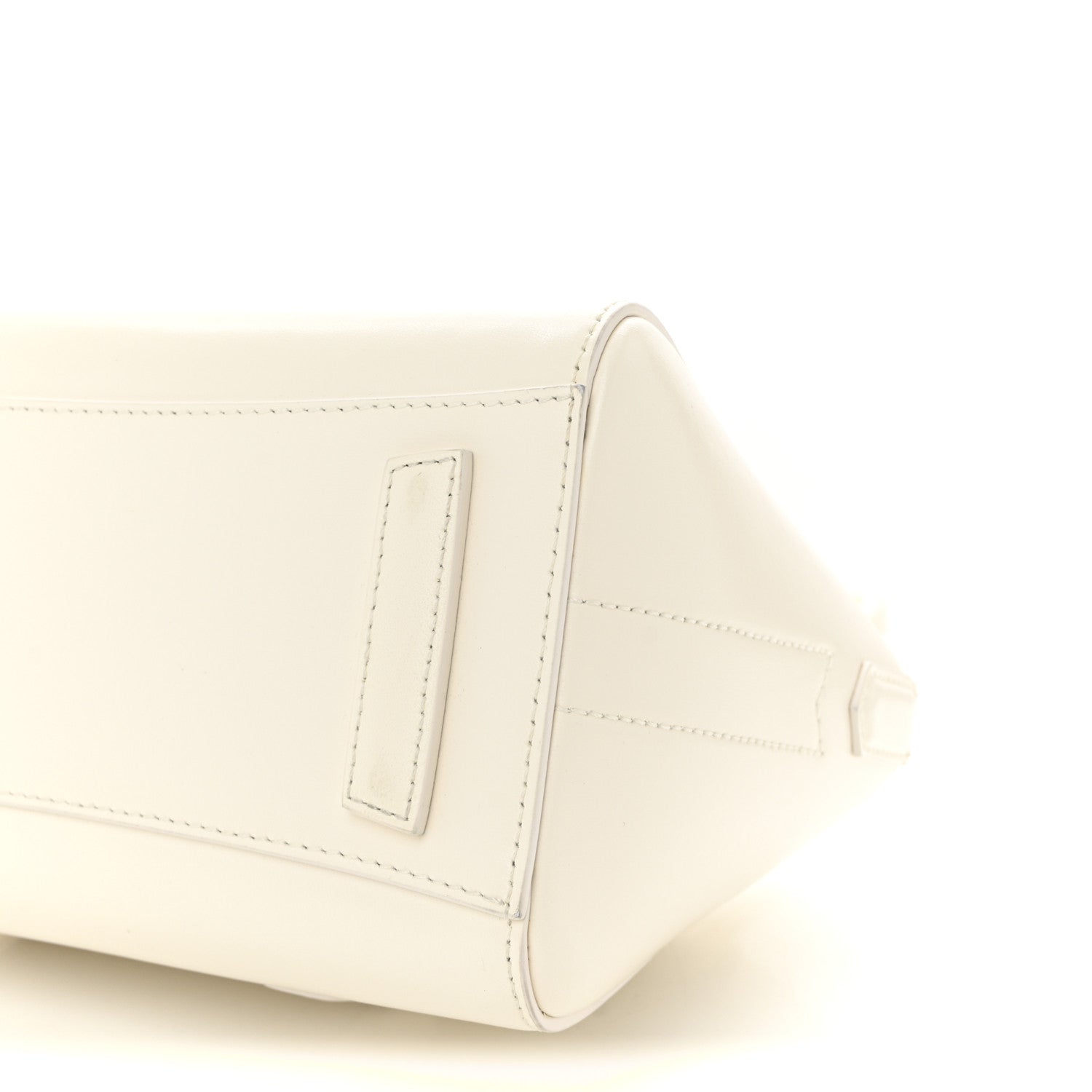 Givenchy Box Calfskin Mini Lock Antigona Shoulder Bag Ivory 9 of 9