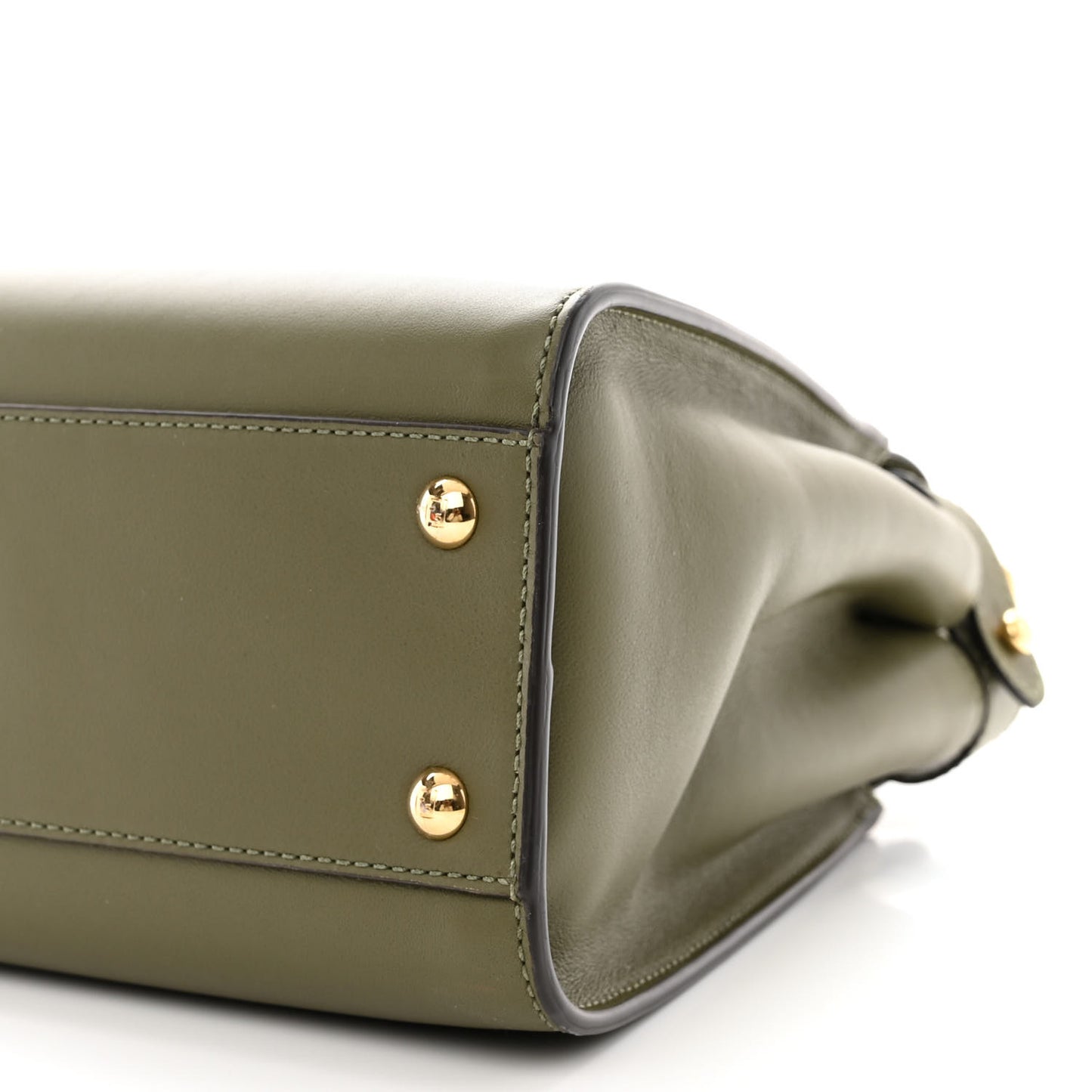 Vitello Seta Light Aura Shiny Nappa Medium Peekaboo I SEE U Satchel Equatore Cuoio