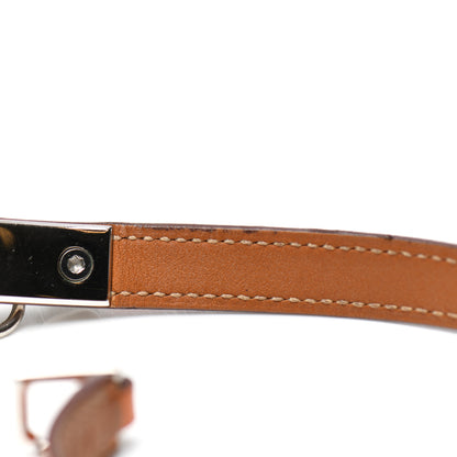 Hermes Epsom Rivale Double Tour Bracelet M Orange 7 of 9