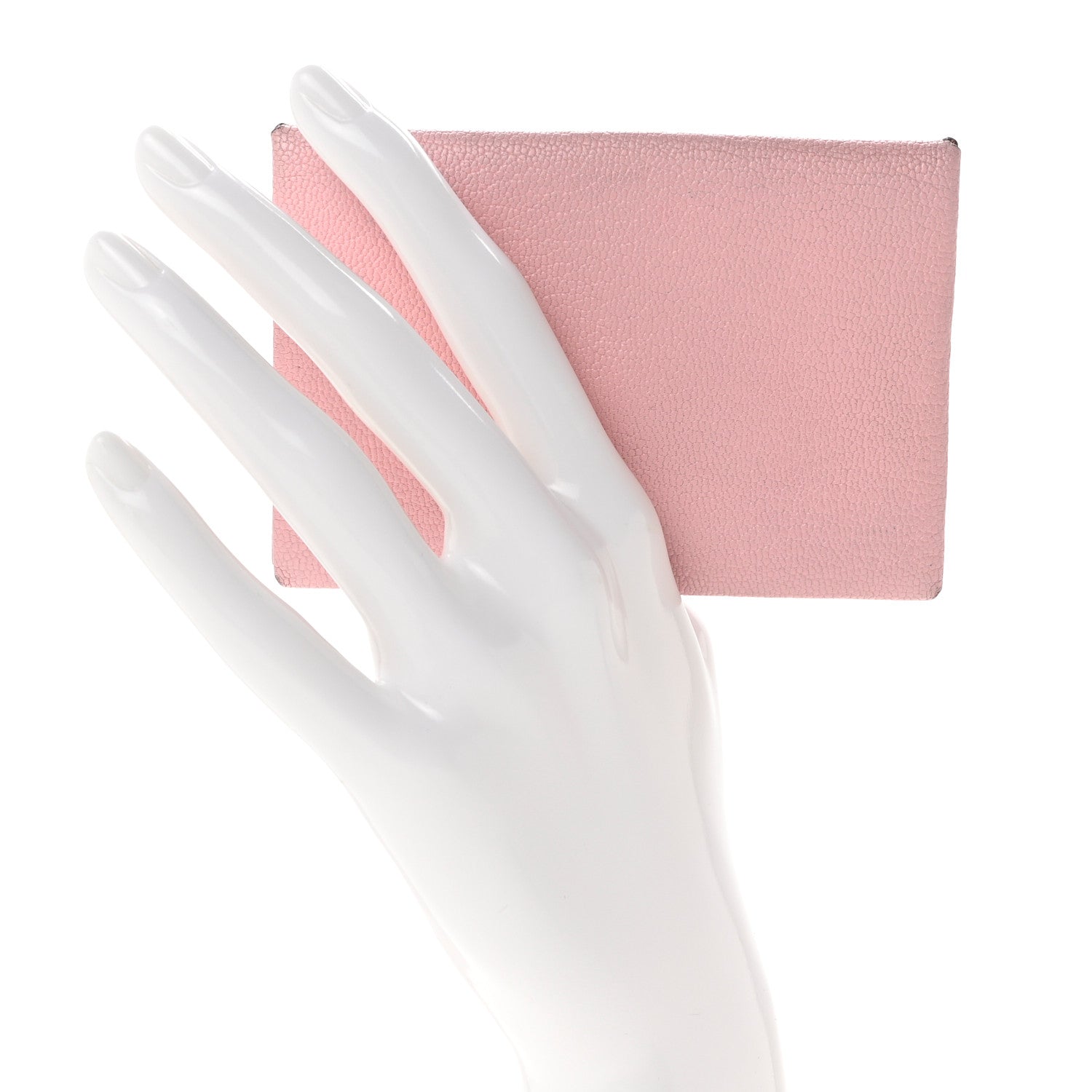 Hermes Chevre Mysore Calvi Card Case Rose Sakura 2 of 6