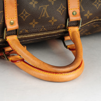 Louis Vuitton Monogram Keepall Bandouliere 55 10 of 10