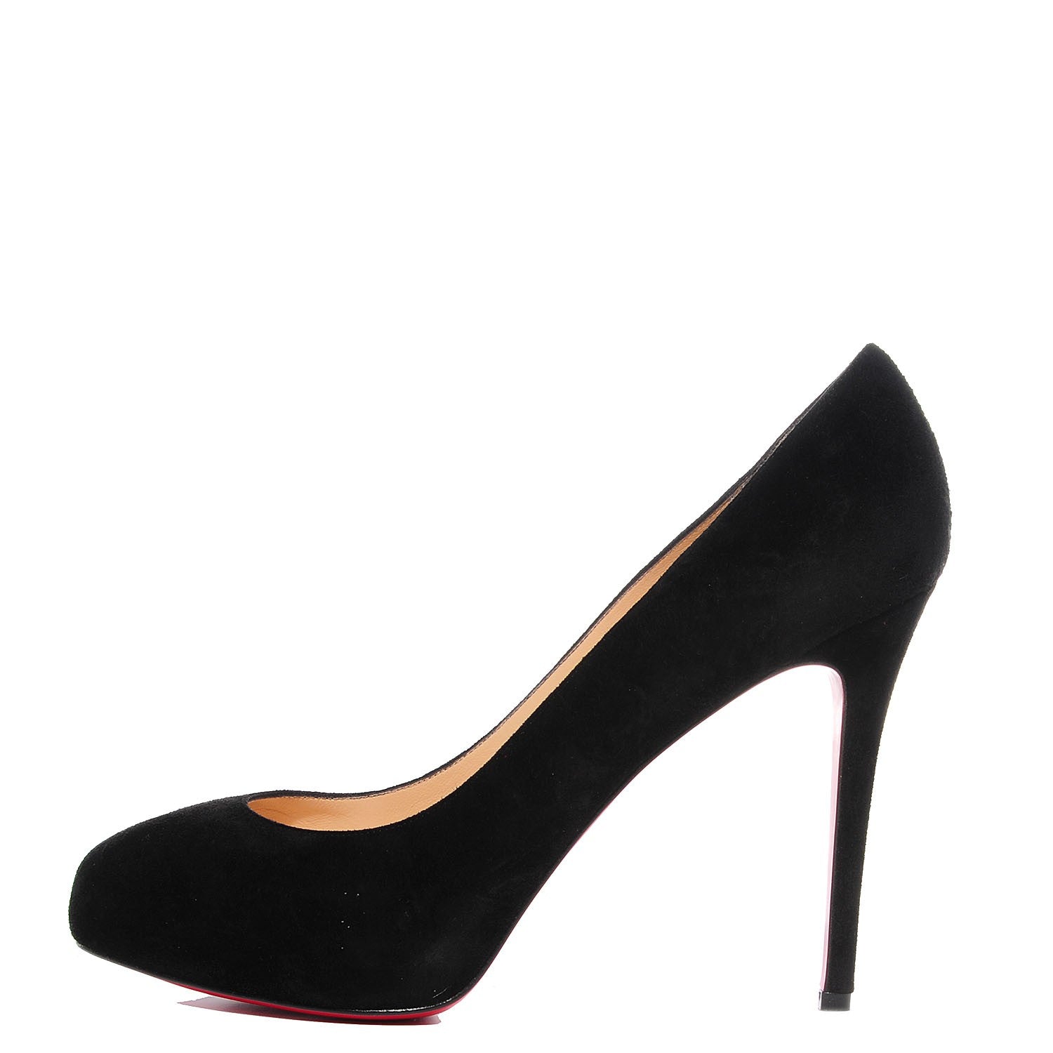 Christian Louboutin Suede New Declic 120 Pumps 40 Black 1 of 7