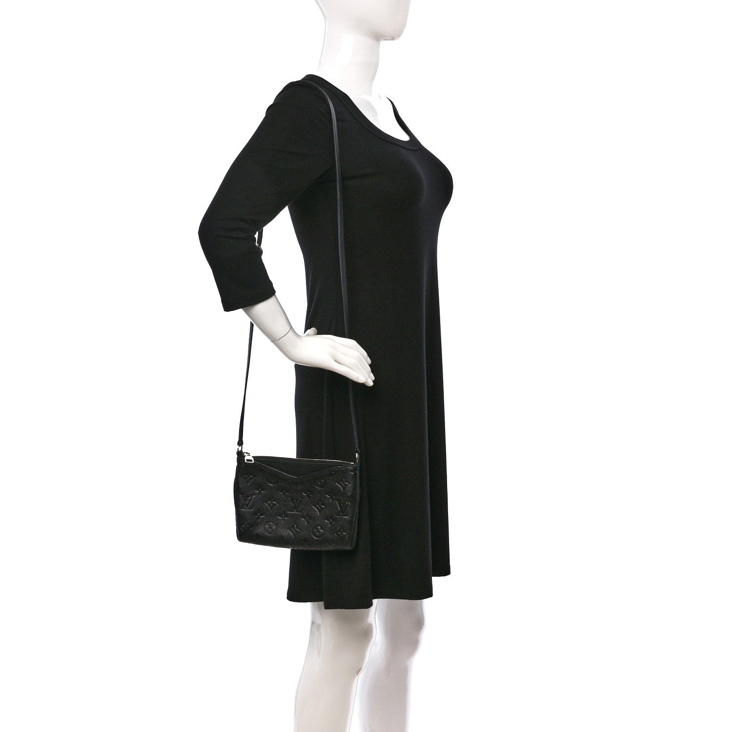 Louis Vuitton Empreinte Pallas Crossbody Black 2 of 7
