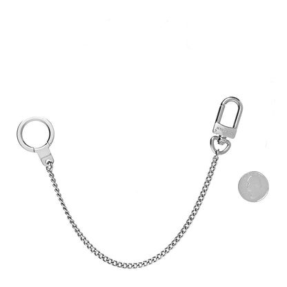 Louis Vuitton Pochette Extender Key Ring Chain Silver 2 of 4