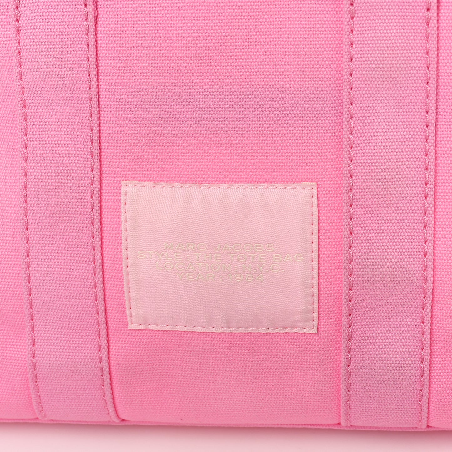 Cotton Canvas Small The Traveler Tote Bag Pink