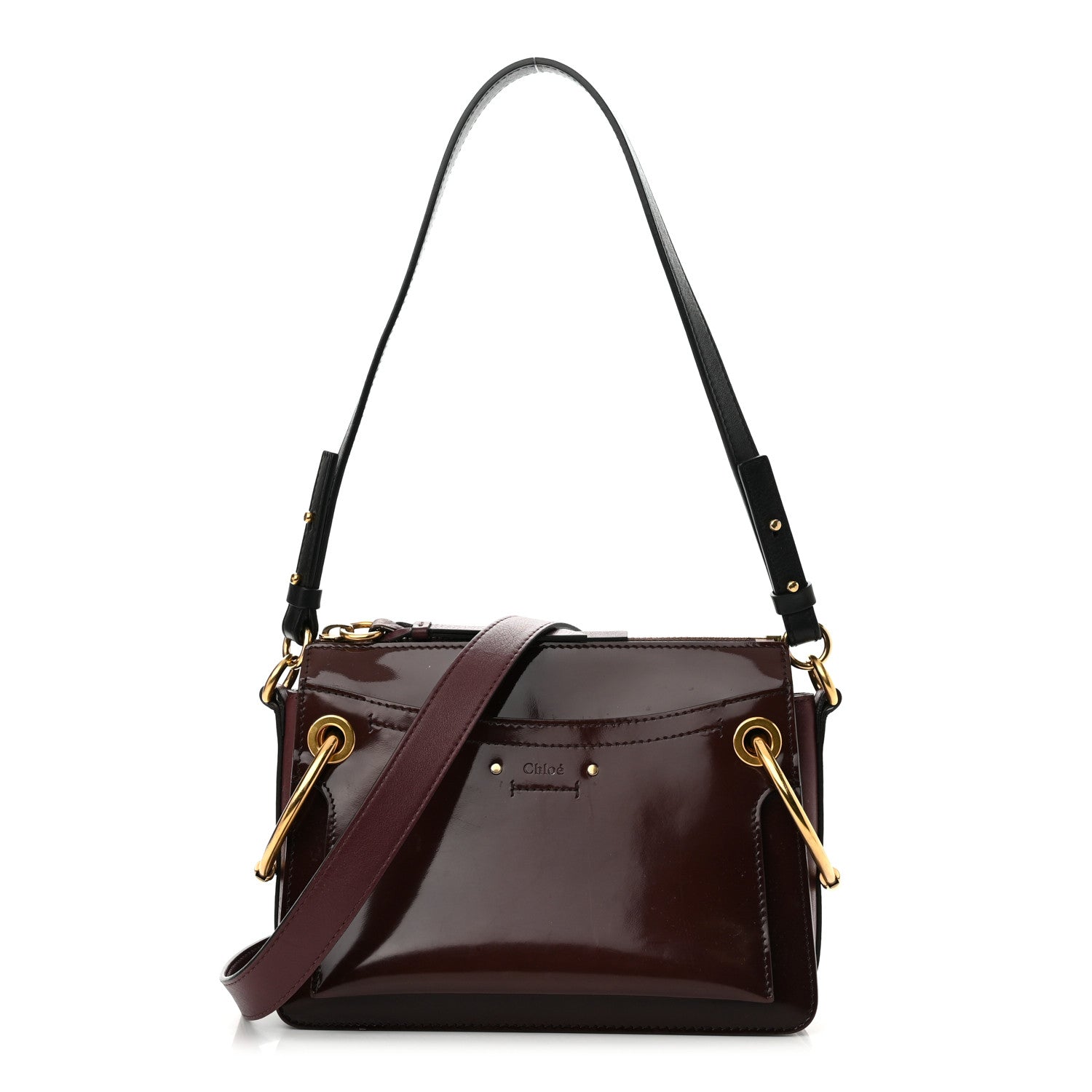Chloe Patent Small Roy Bag 1 of 13