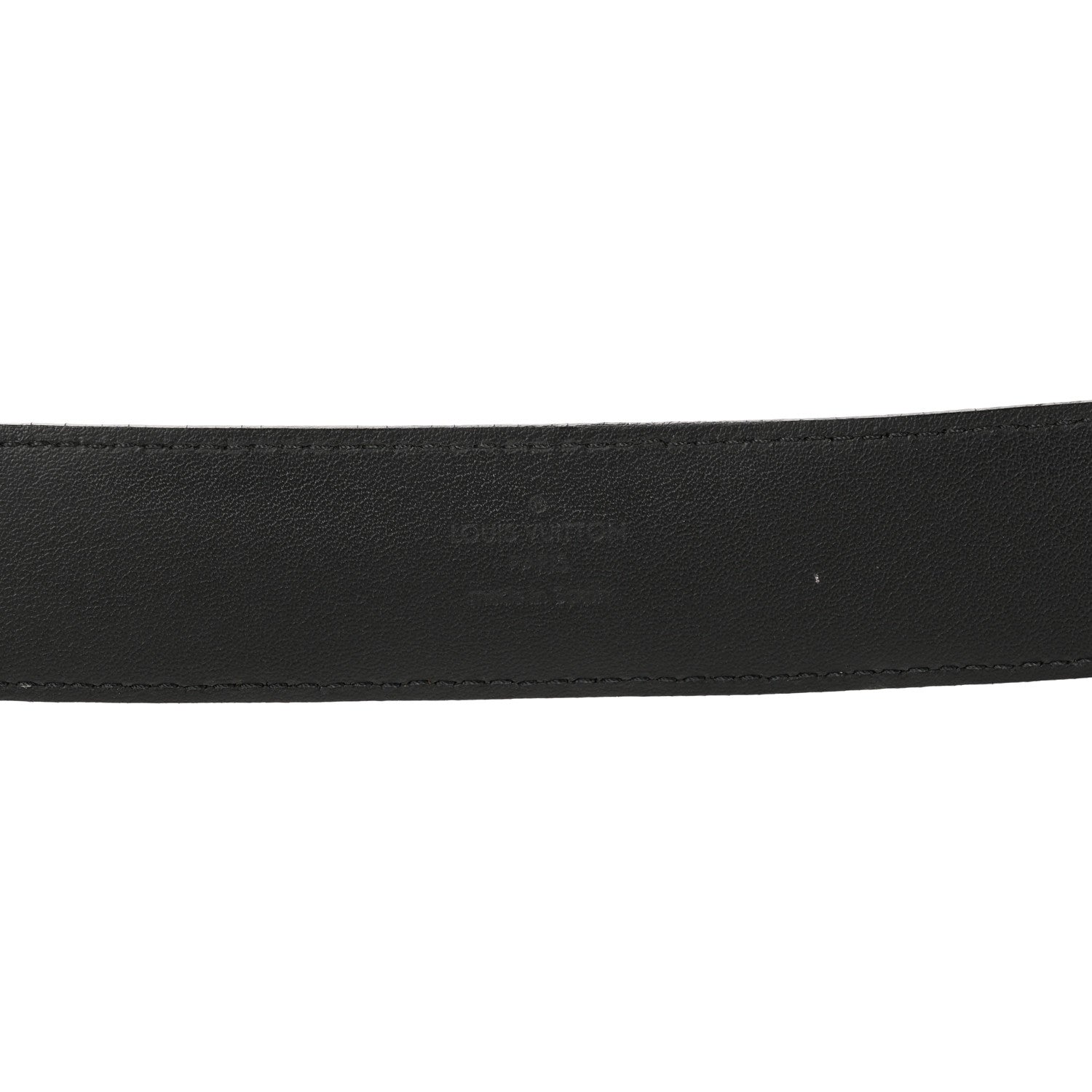 Louis Vuitton Calfskin 35mm Pont Neuf Belt 85 34 Black 3 of 8