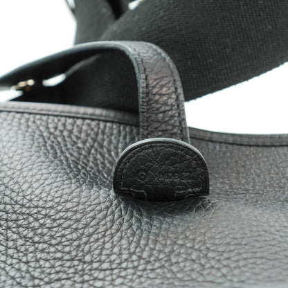Hermes Taurillon Clemence Evelyne III PM Black 7 of 7