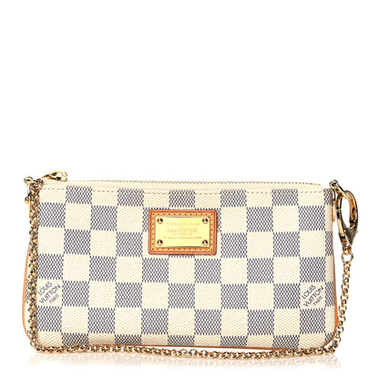 Louis Vuitton Damier Azur Pochette Milla MM 1 of 9