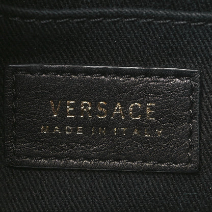 Versace Nappa Barocco Printed Icon Shoulder Bag Black Gold 6 of 13