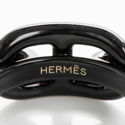 Hermes PVD Regate Scarf Ring Black 4 of 5