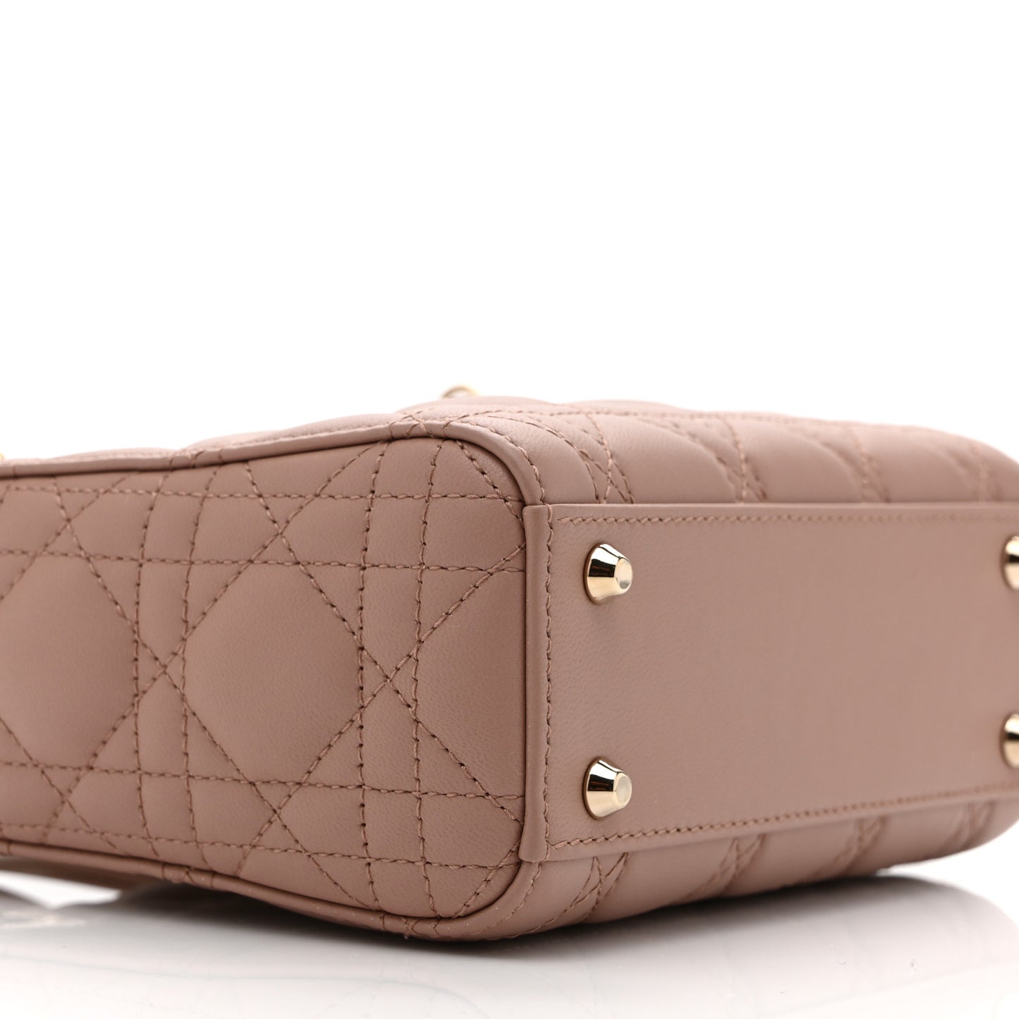 Lambskin Cannage Mini Lady Dior Fard