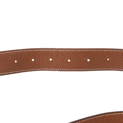 Hermes Box Togo 32mm H Belt 100 Black Gold 8 of 9