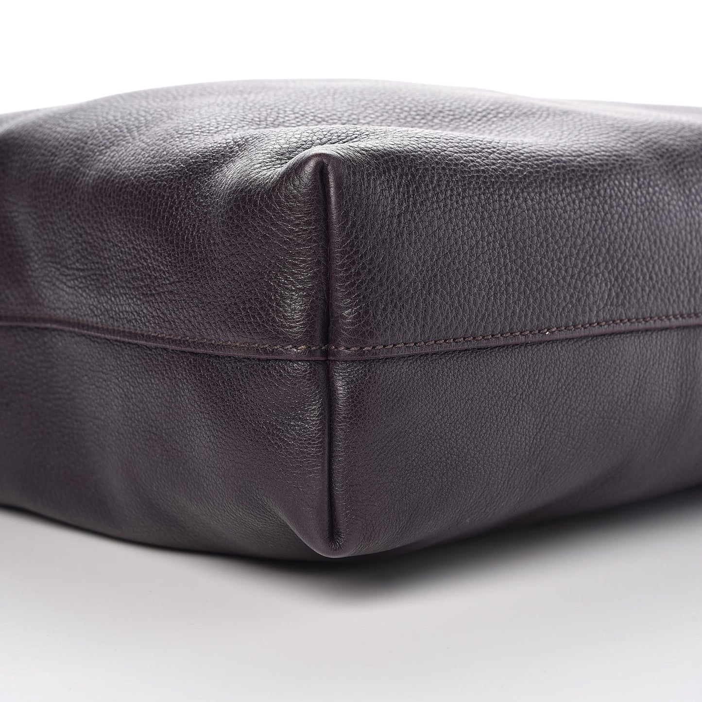 Vitello Daino Tote Purple