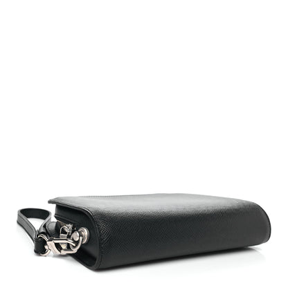 Louis Vuitton Taiga Baikal Pochette Black 4 of 7