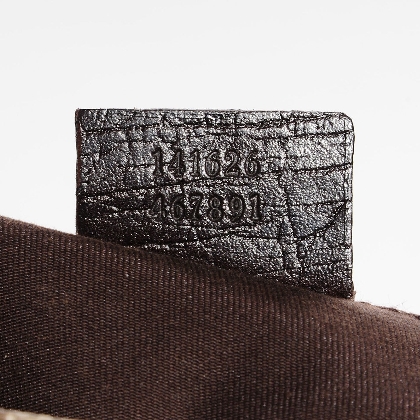 GG Plus Monogram Medium Flat Messenger Bag Dark Brown
