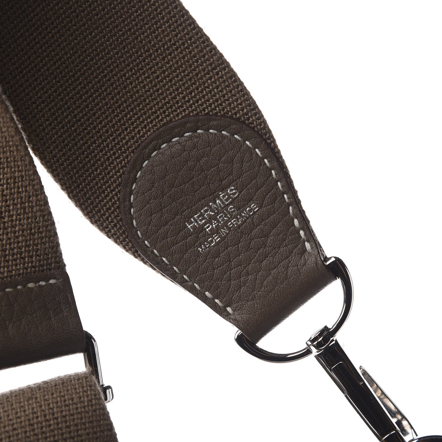 Hermes Taurillon Clemence Evelyne III GM Etoupe 7 of 10