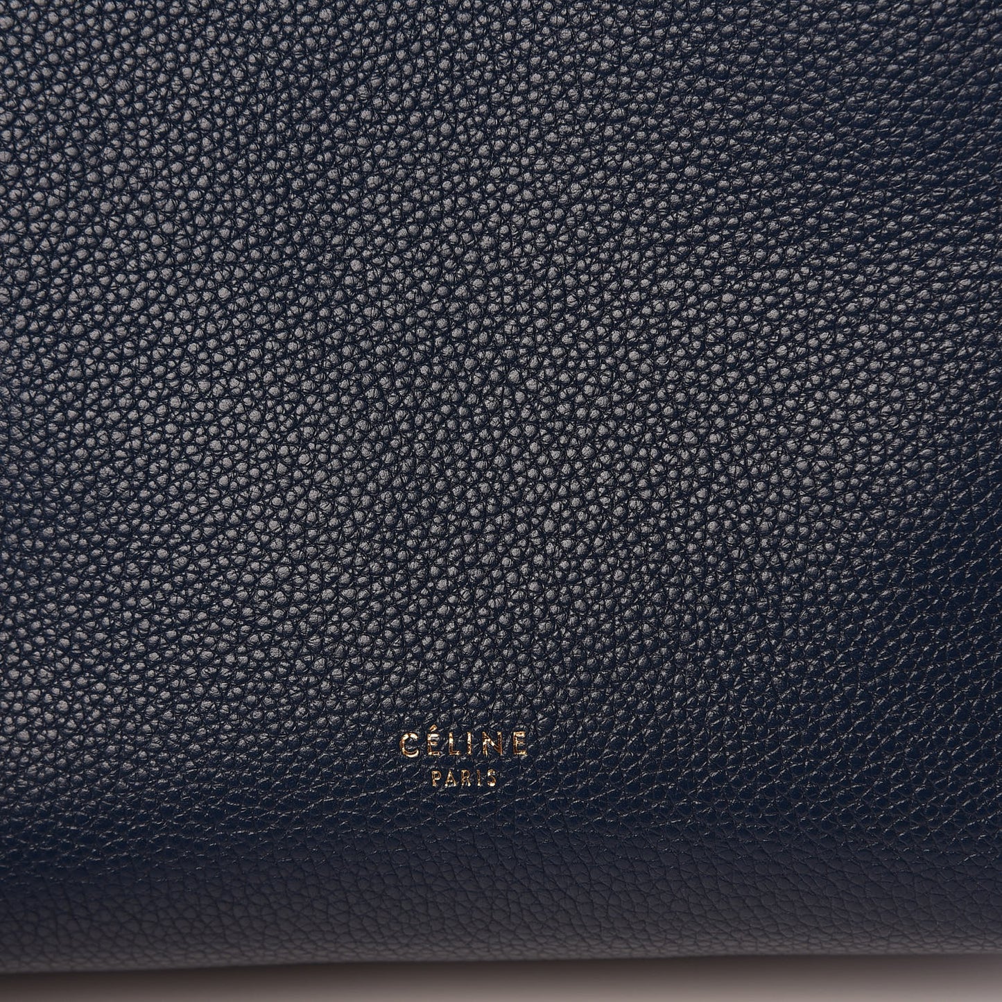 Soft Grained Calfskin Small Sangle Bucket Bag Abyss Blue