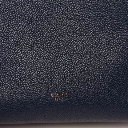Celine Soft Grained Calfskin Small Sangle Bucket Bag Abyss Blue 8 of 11