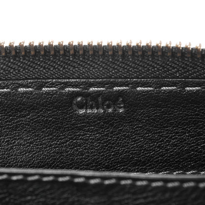 Chloe Grained Calfskin Marcie Long Zip Around Wallet Black 7 of 11