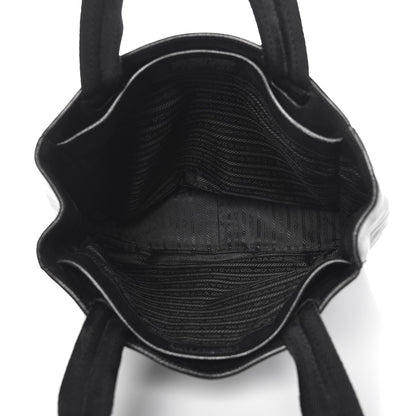 Prada Soft Calf Shopping Tote Black 5 of 13