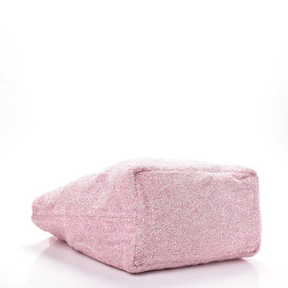 Chanel Terry Cotton CC Tote Pink 4 of 5