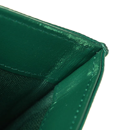 Chanel Caviar Quilted Card Holder Green 9 of 11