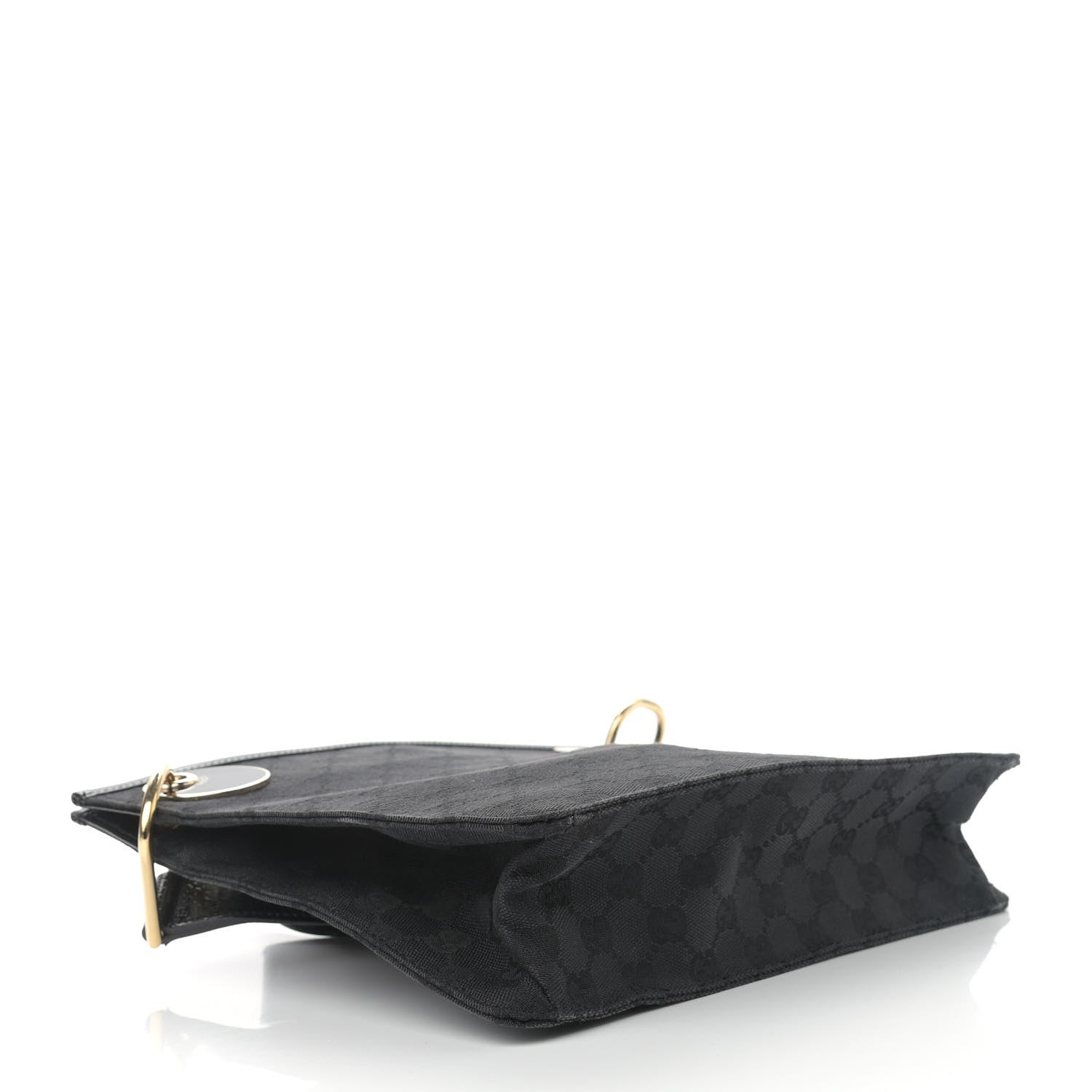 Gucci Monogram Eclipse Messenger Bag Black 3 of 10