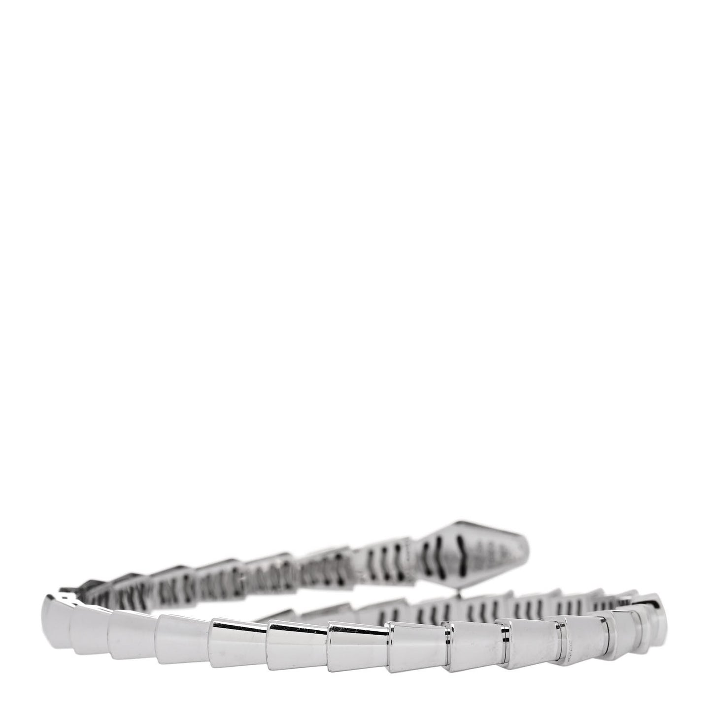 18K White Gold Serpenti Viper Bracelet 15