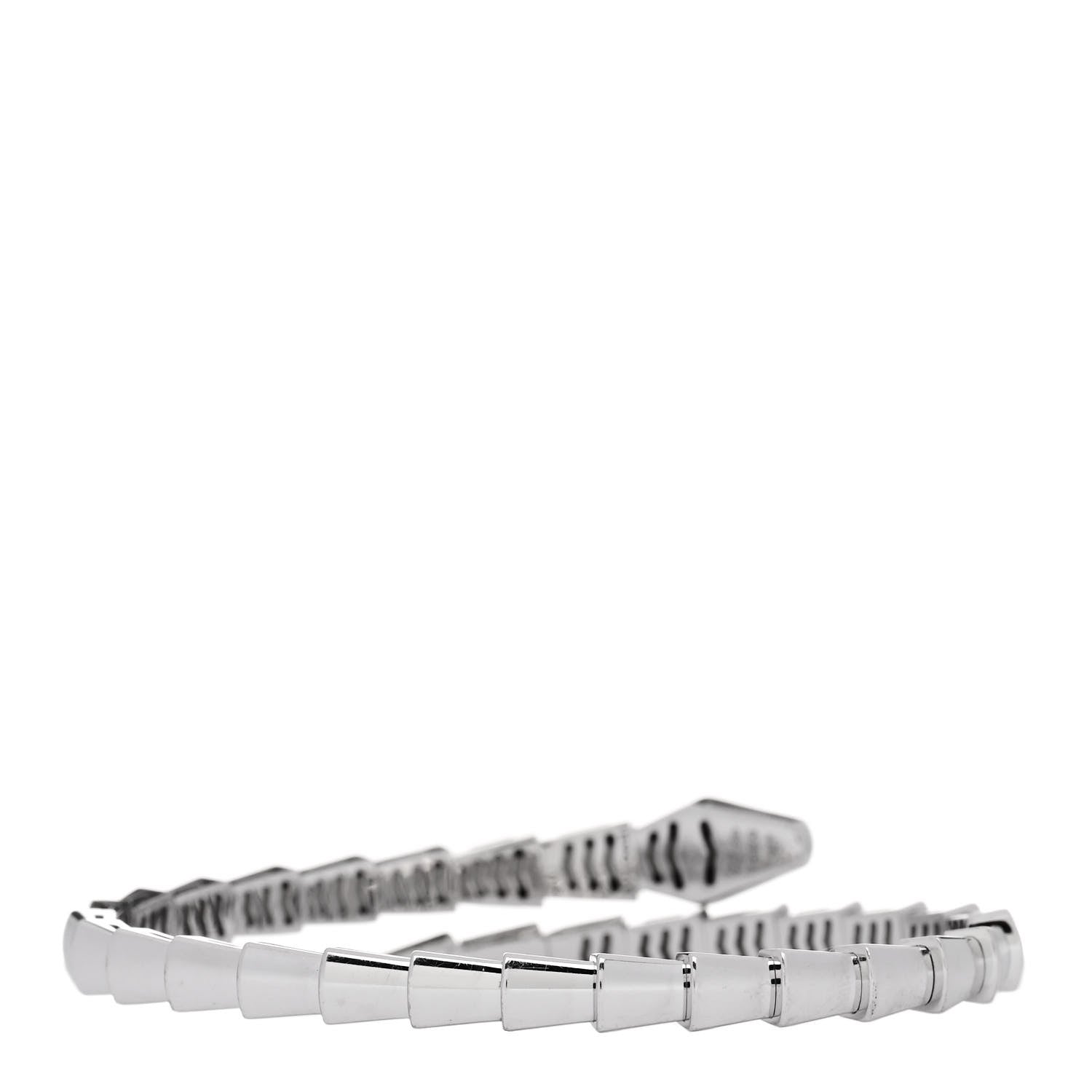 Bulgari 18K White Gold Serpenti Viper Bracelet 15 2 of 4