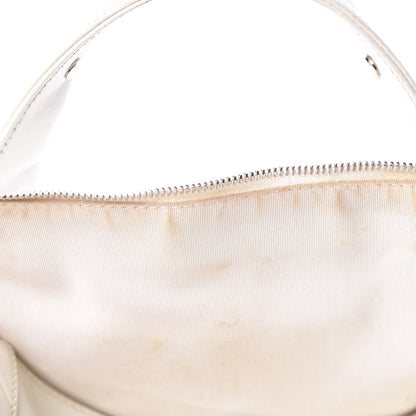 Chanel Calfskin Bowling Bag White 18 of 21