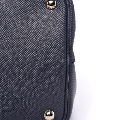 Prada Saffiano Cuir Medium Double Handle Tote Baltico Astrale 10 of 11