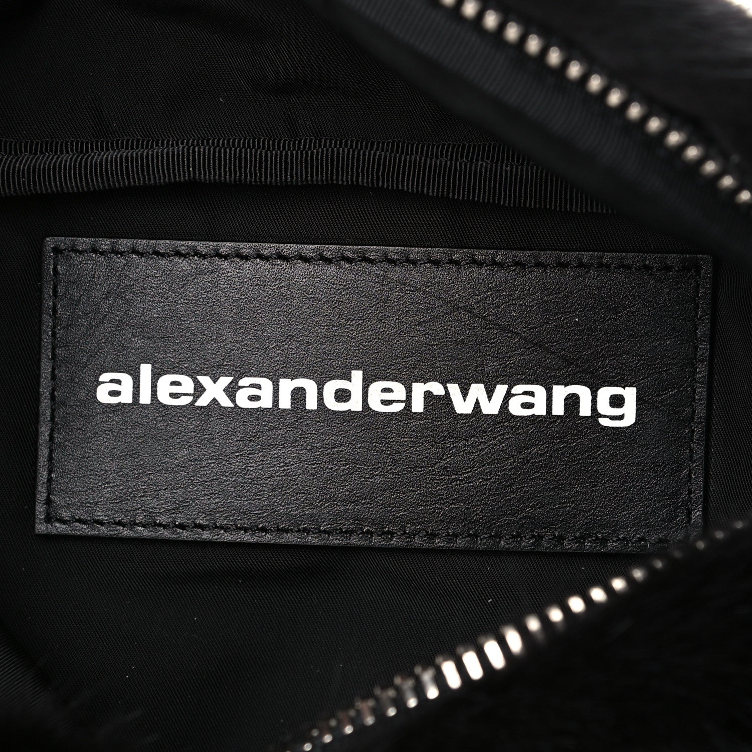 Alexander Wang Fur Belt Bag Black 7 of 7