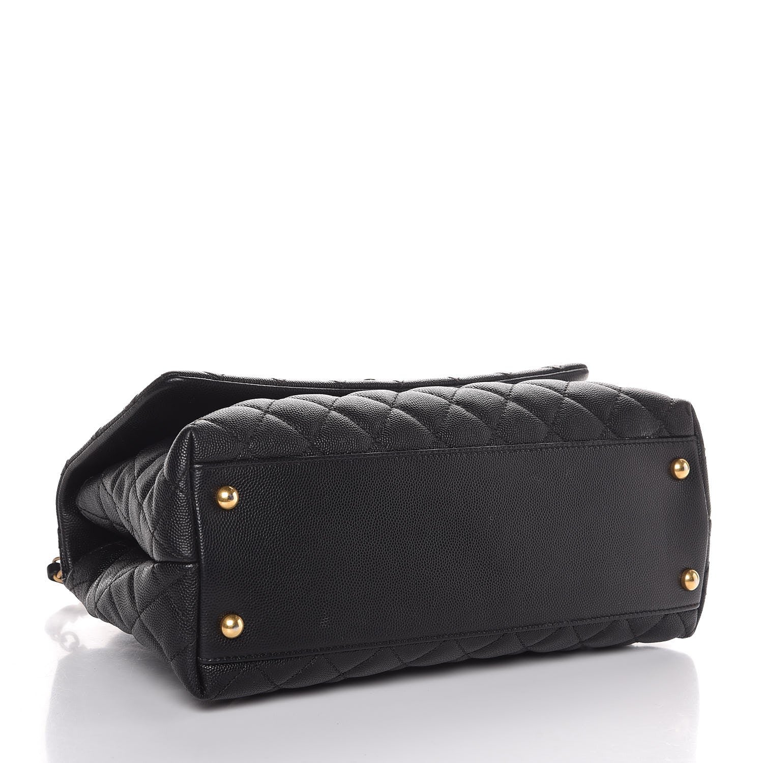 Chanel Caviar Quilted Small Coco Handle Flap Black 4 of 7