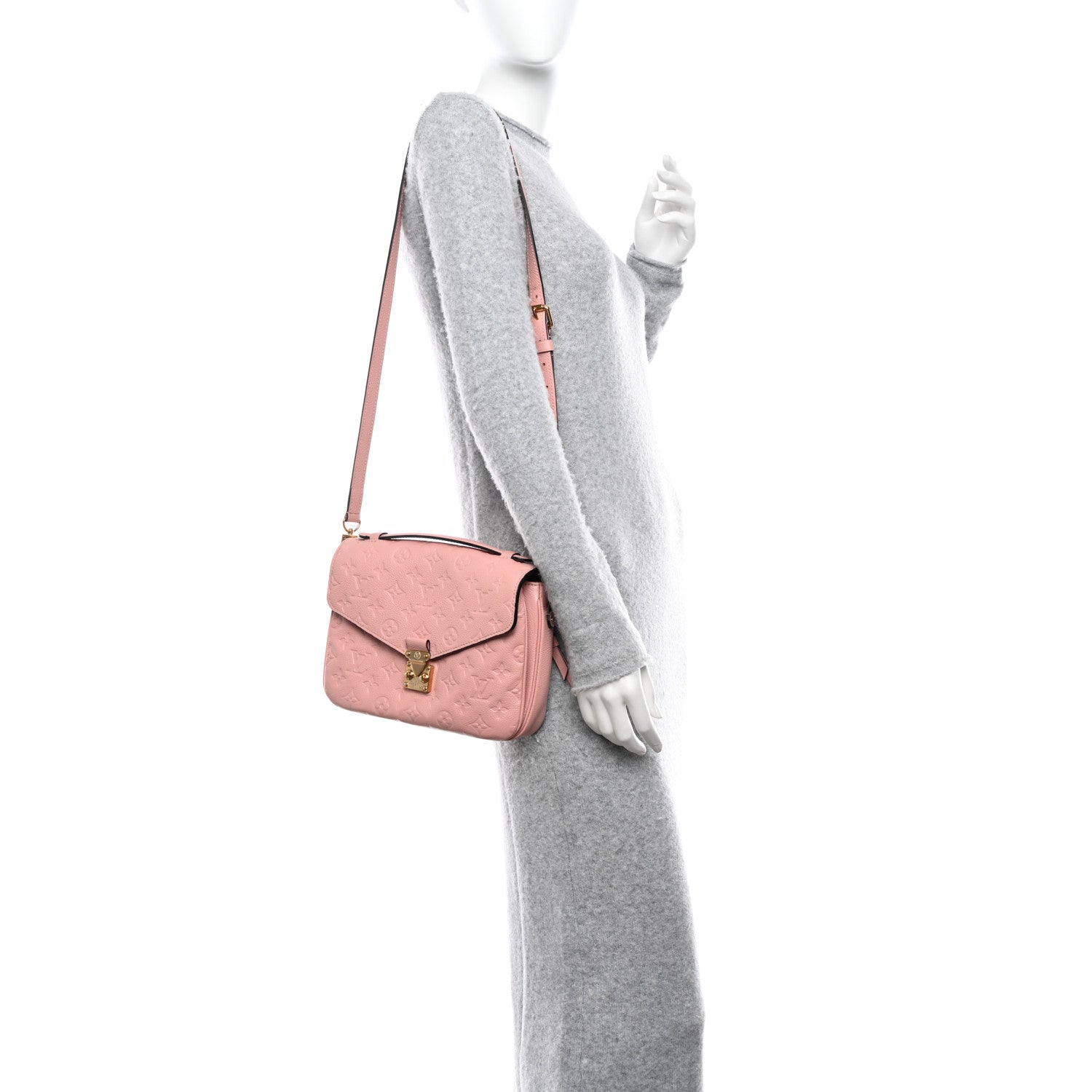 Louis Vuitton Empreinte Pochette Metis Rose Poudre 2 of 9