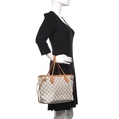 Louis Vuitton Damier Azur Neverfull PM 2 of 15