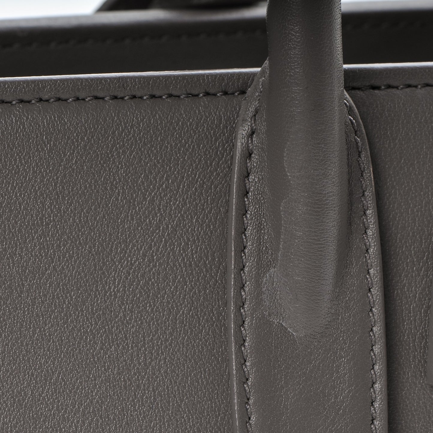 Calfskin Nano Sac De Jour Fog