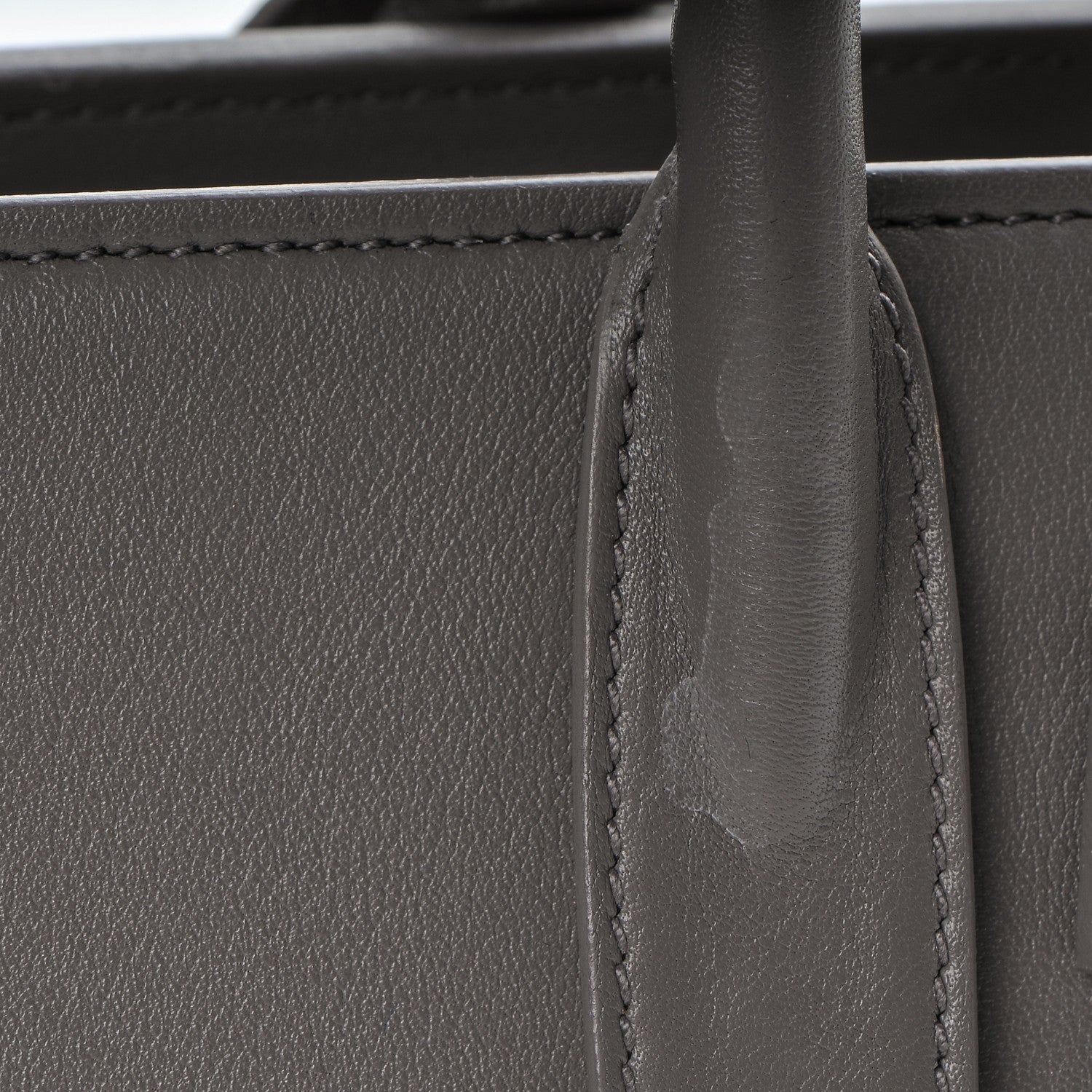 Saint Laurent Calfskin Nano Sac De Jour Fog 7 of 14