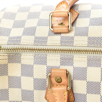 Louis Vuitton Damier Azur Speedy 30 14 of 16