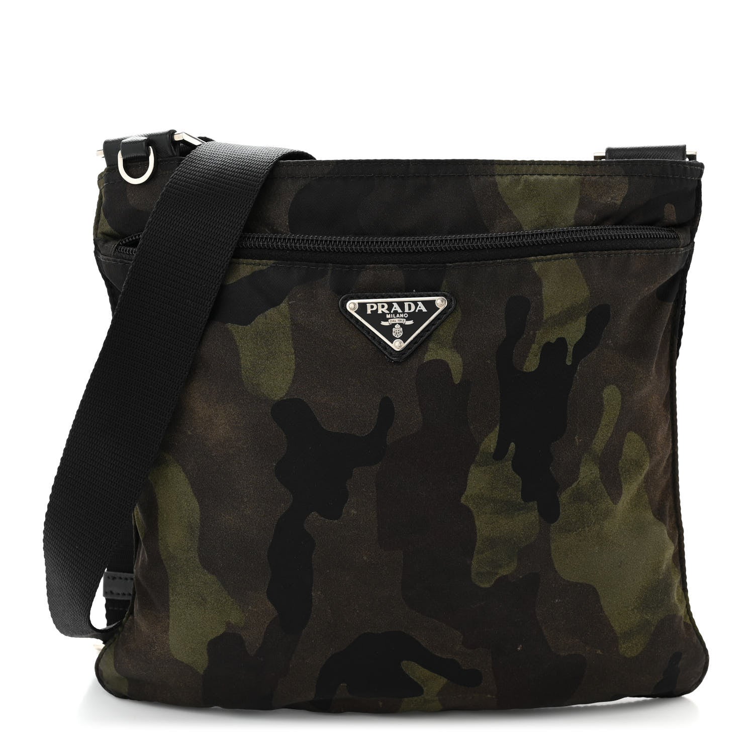 Prada Tessuto Nylon Camouflage Messenger 1 of 11