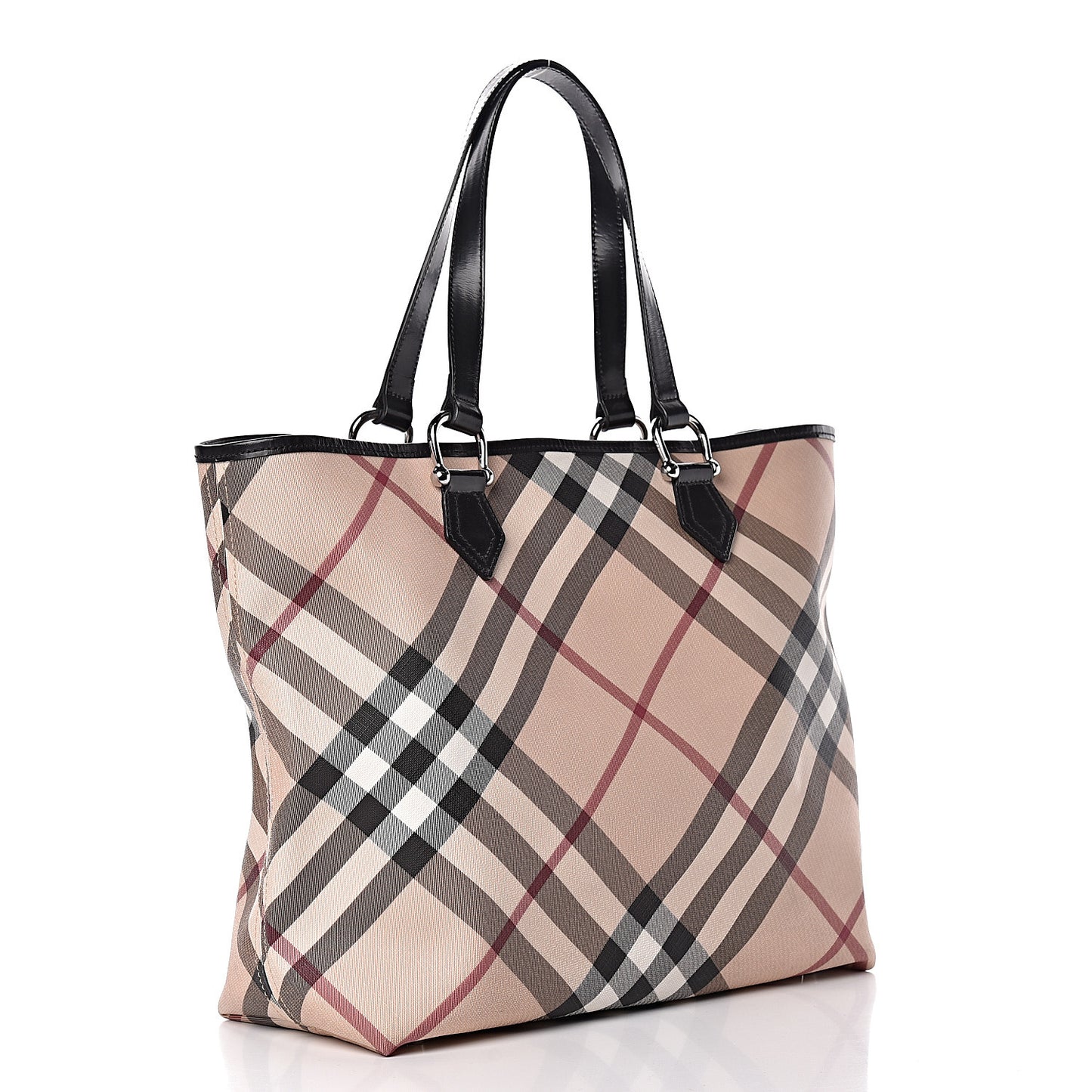 Nova Check Large Nickie Tote Black