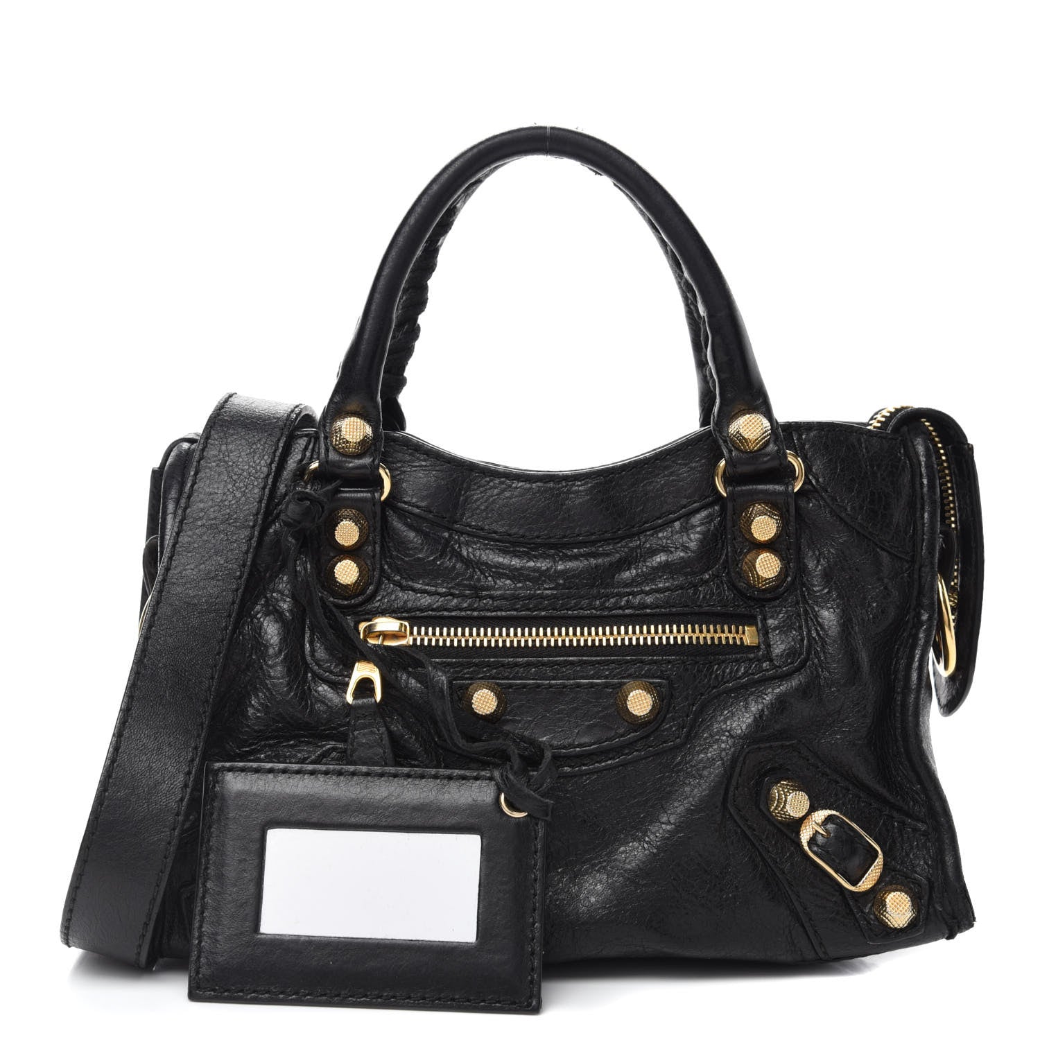 Balenciaga Agneau Giant 12 Gold Hardware Mini City Black 1 of 10