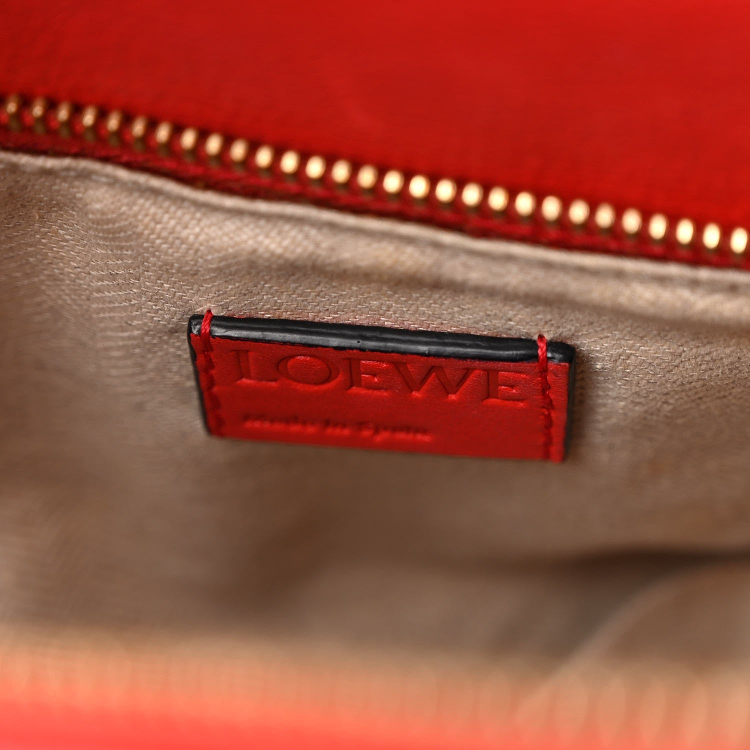 Loewe Calfskin Medium Puzzle Bag Scarlet 7 of 14