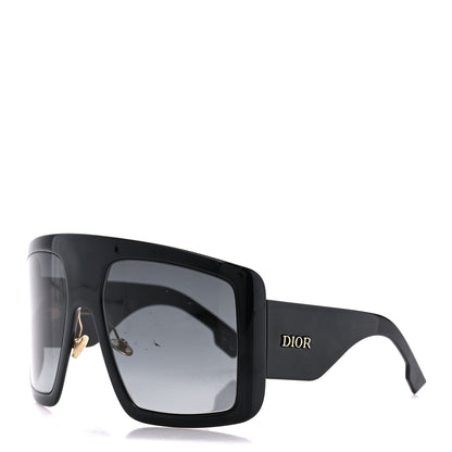 Christian Dior Acetate DiorSo Light 1 Shield Sunglasses Black 1 of 10