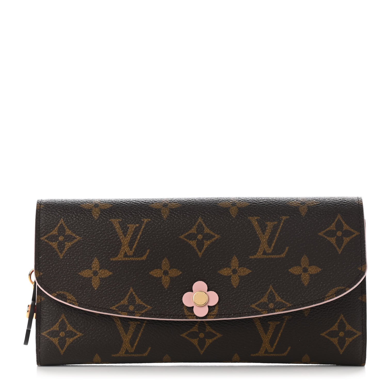 Louis Vuitton Monogram Bloom Flower Emilie Wallet 1 of 8