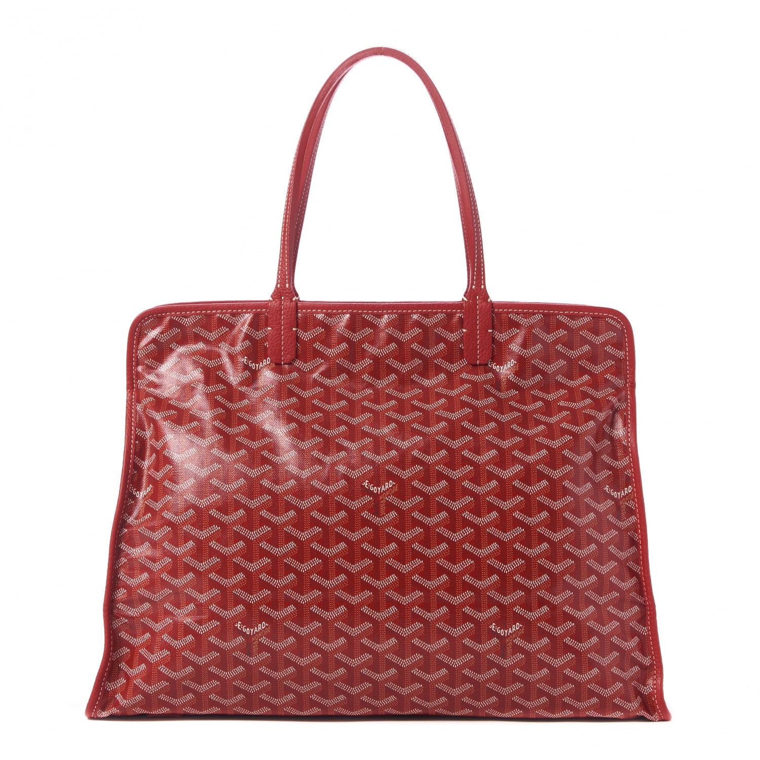 Goyard Goyardine Sac Hardy Pet Carrier PM Red 3 of 9