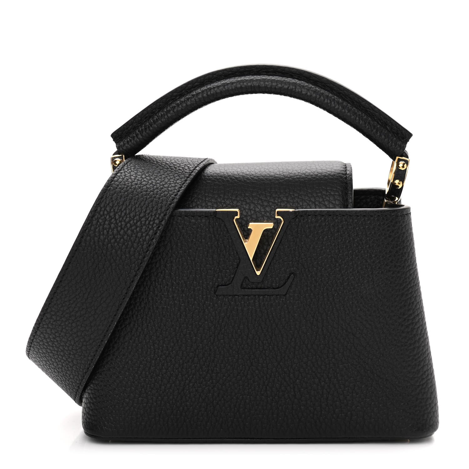 Louis Vuitton Taurillon Mini Capucines Black 1 of 13